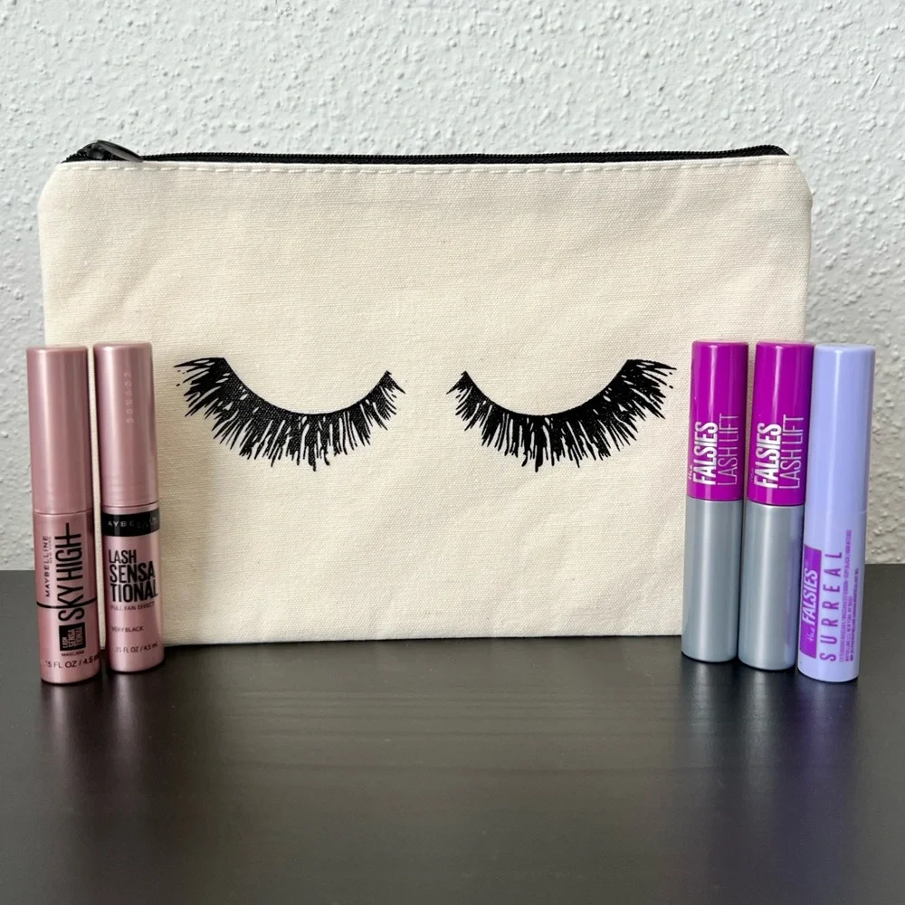 NEW Maybelline Mascara Deluxe Sampler Pack (8 items)